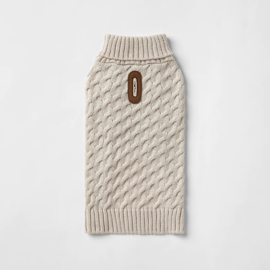 Snooza Wear – RPET Knit Polo – Oatmeal