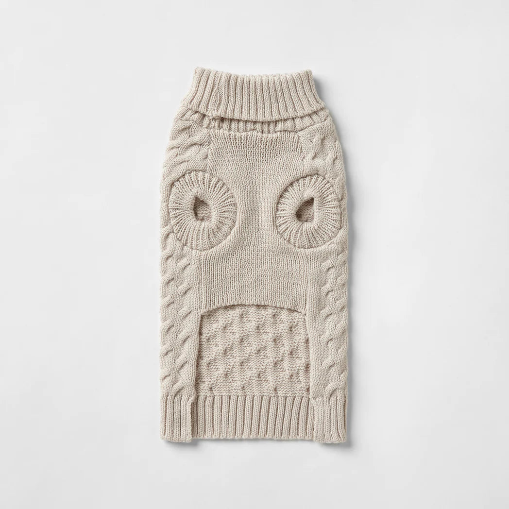 Snooza Wear – RPET Knit Polo – Oatmeal
