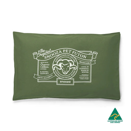 Snooza – Cotton Canvas Pet Futon – Fern