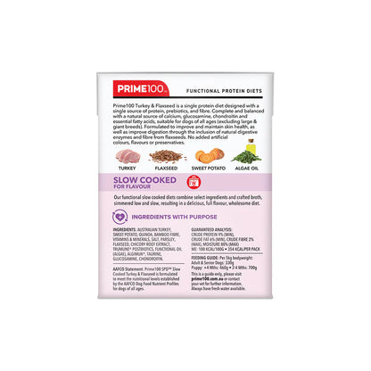 Prime100 – SPD Slow Cooked Turkey & Flaxseed