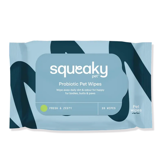 Squeaky Pet Probiotic Pet Wipes Fresh & Zesty 20 Wipes