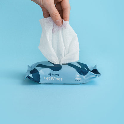 Squeaky Pet Probiotic Pet Wipes Fresh & Zesty 20 Wipes