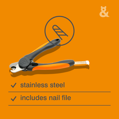 Rufus & Coco Safety Nail Clippers And Nail File