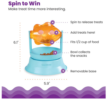 Catstages 2In1 Topper Spin Fish Bowl