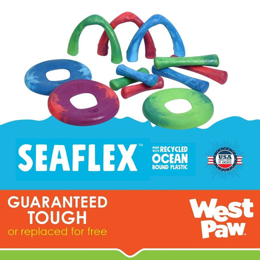 West Paw Seaflex Recycled Plastic Flyer Dog Toy - Sailz