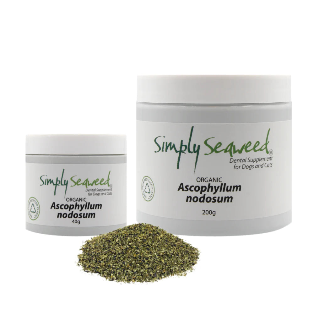 Simply Seaweed is a natural supplement for your pet, organically produced with no additives, preservatives or colouring.