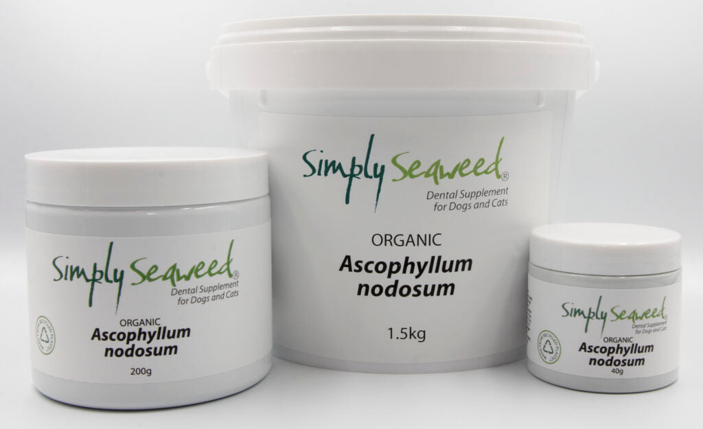 Simply Seaweed is a natural supplement for your pet, organically produced with no additives, preservatives or colouring.