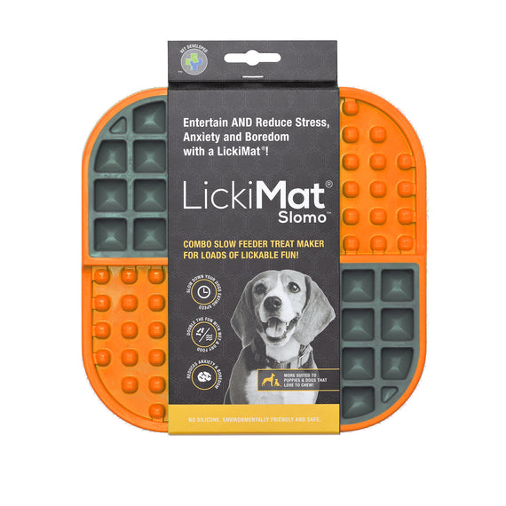 LickiMat Slomo Wet & Dry Double Slow Food Cat Bowl