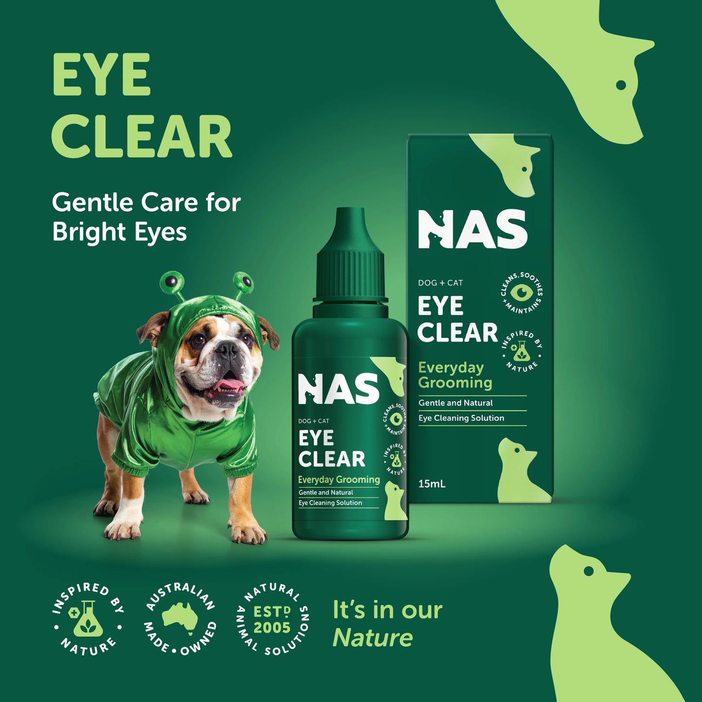Natural Animal Solutions - Eye Clear - 15ml