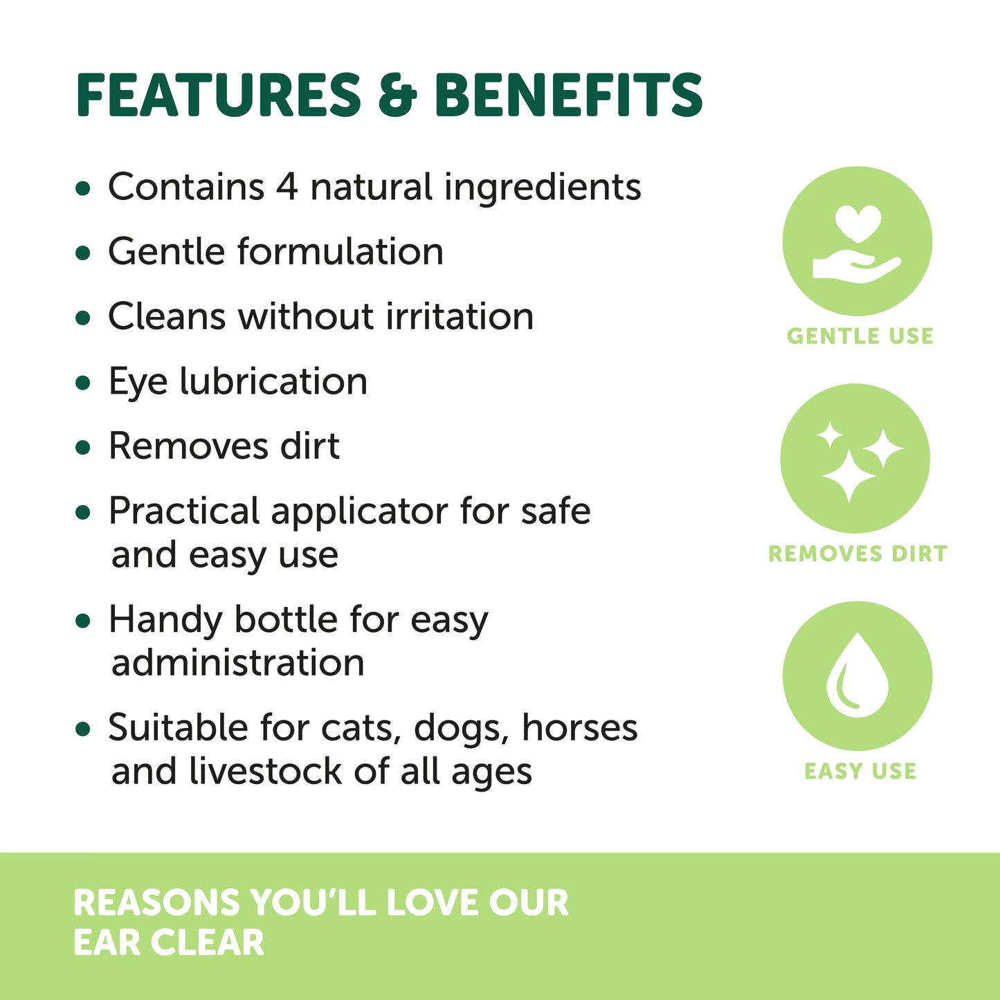 Natural Animal Solutions - Eye Clear - 15ml