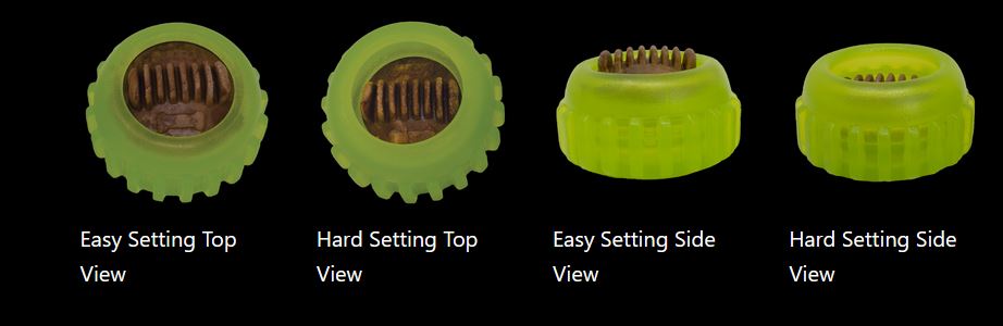 Starmark – Everlasting Treat Sprocket - chewing challenge with two levels of difficulty!