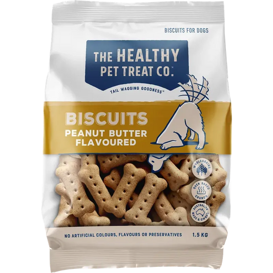 Healthy Pet Treat Co Peanut Butter Biscuits 1.5Kg