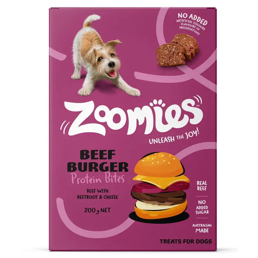 Zoomies Burger Range 200G