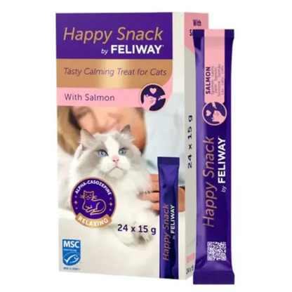 Feliway Happy Snack Calming Treats available in 24Pk & 6Pk - 2 Flavours