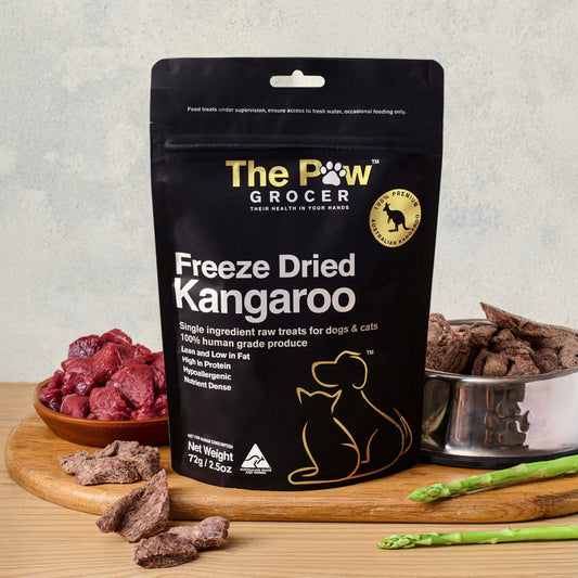 The Paw Grocer Black Label Freeze Dried Kangaroo 72G