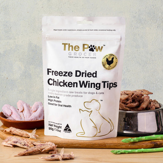 The Paw Grocer White Freeze Dried Chicken Wing Treats 90G