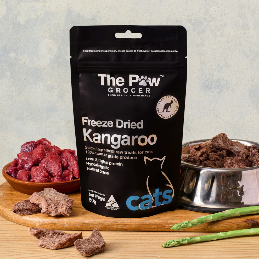 The Paw Grocer Black Label Freeze Dried Kangaroo - Cats 50G