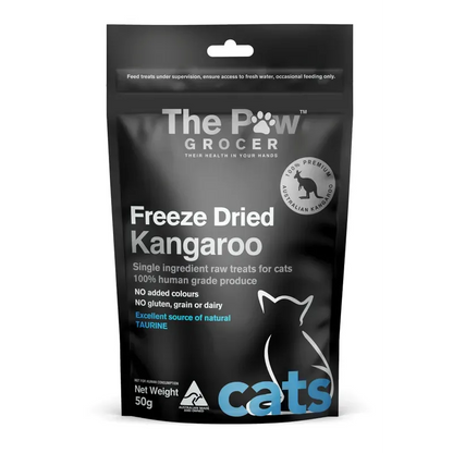 The Paw Grocer Black Label Freeze Dried Kangaroo - Cats 50G