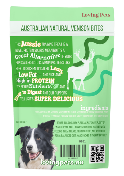 Loving Pets Australian Natural Venison Bites 150G
