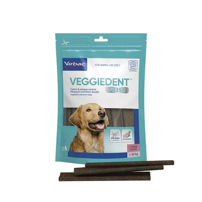 Virbac Veggiedent Fr3Sh Dental Medium Dog 10-30Kgs 15 Chews