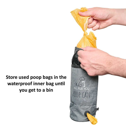 All Fur You Dog Poop Can Grey