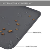 All Fur You Silicone Pet Feeding Mat Grey