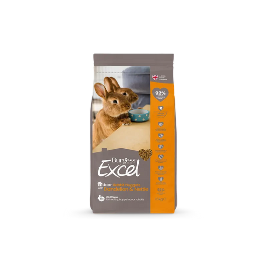 Burgess Excel Indoor Rabbit Nuggets 1.5Kg