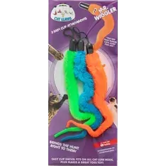 Cat Lures Mr. Wiggles 3 Plush Toys Attach To Action Rod