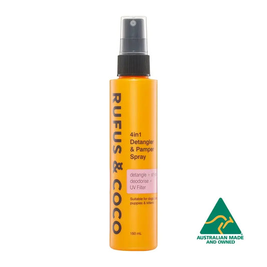 Rufus & Coco 4 In 1 Pamper Spray 150Ml