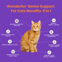 Wonderfur Cat Bites Senior Support 50G