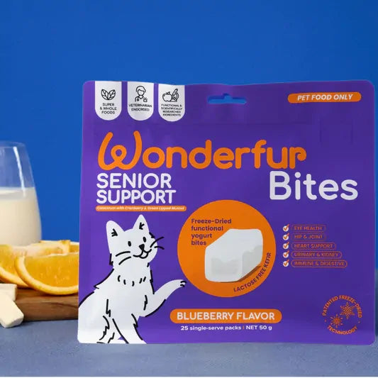 Wonderfur Cat Bites Senior Support 50G