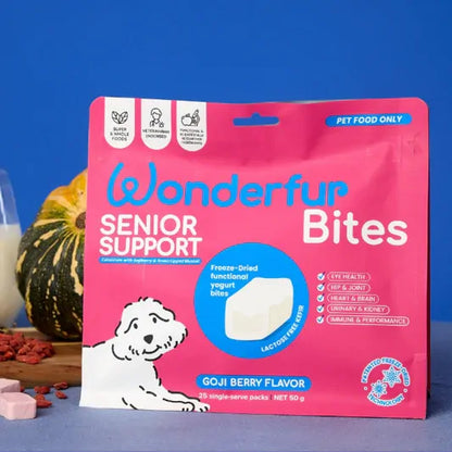 Wonderfur Dog Bites Senior Support Goji Berry 50G