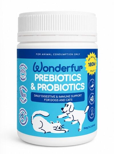 Wonderfur Pre & Probiotics For Dogs And Cats 150G