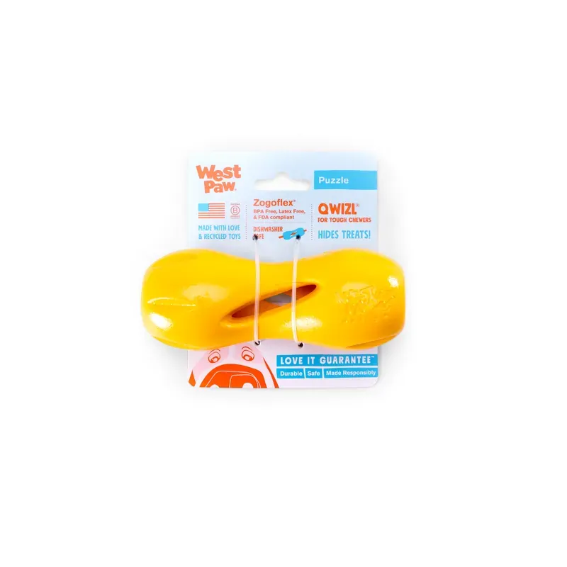 West Paw Qwizl Tough Puzzle Toy - Large