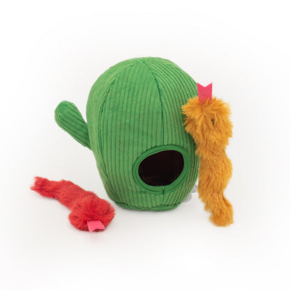 Zippy Paws ZippyClaws Burrow Cat Toy - Snakes in Cactus