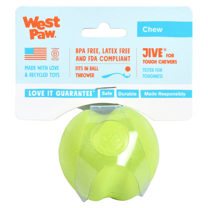 West Paw Jive Zogoflex Fetch Ball Tough Dog Toy