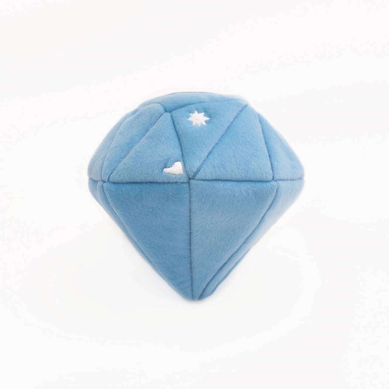 Zippy Paws Burrow Interactive Dog Toy - Diamond & Paws with 3 Squeaker Toys