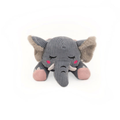 Zippy Paws Snooziez with Silent Shhhqueaker Plush Dog Toy's