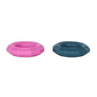 Zippy Paws ZippyTuff+ Dog Toy - Small Ring 2-Pack - Emerald & Magenta