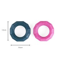 Zippy Paws ZippyTuff+ Dog Toy - Small Ring 2-Pack - Emerald & Magenta