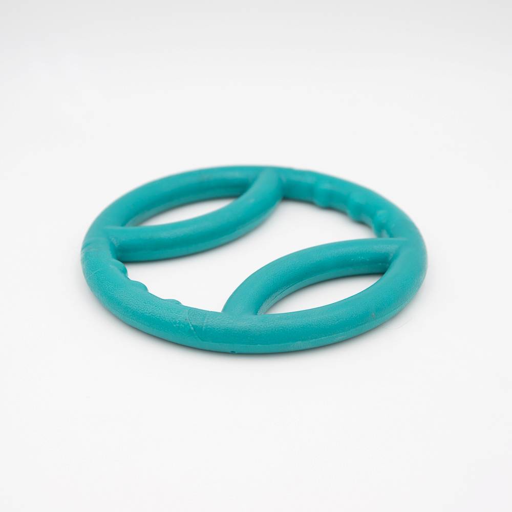 Zippy Paws ZippyTuff TPR Squeaker Ring Tug Dog Toy -