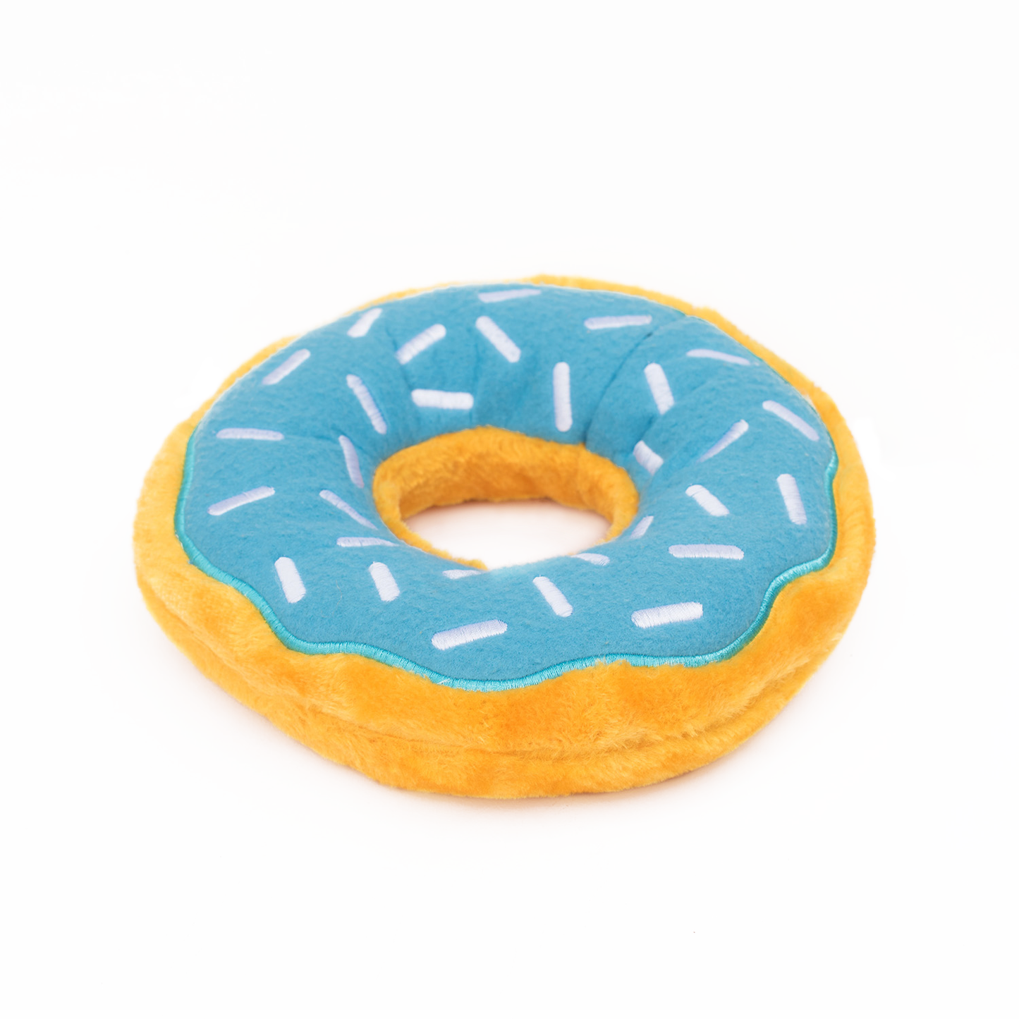 Zippy Paws Plush Jumbo Donutz Dog Toy with Blaster Squeaker -
