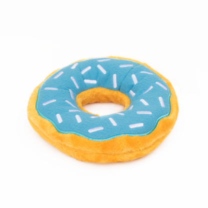 Zippy Paws Plush Jumbo Donutz Dog Toy with Blaster Squeaker -