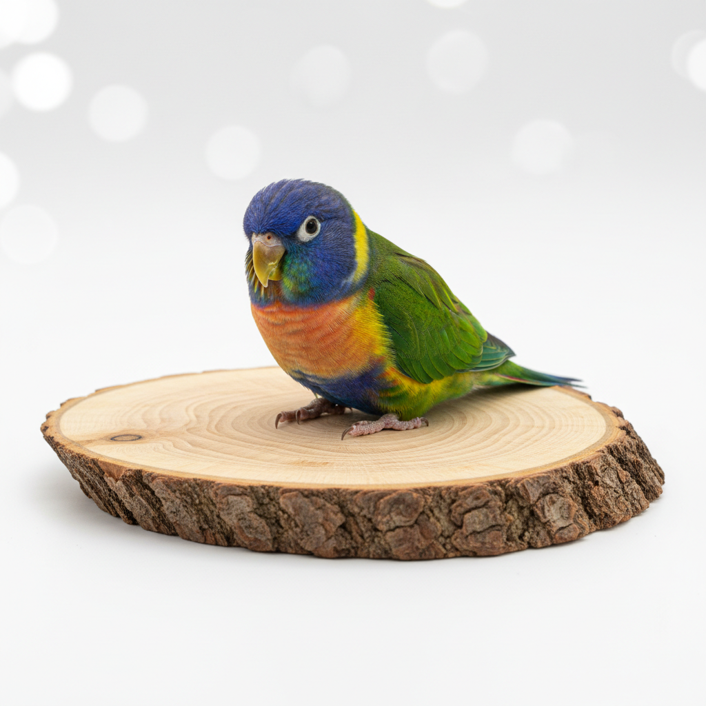 Beak Joy Birdie Apple Wood Platform Small