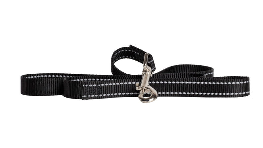 Beau Pets – Reflective Nylon – Lead – Black