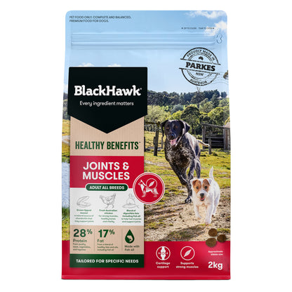 Black Hawk – Adult Dog – Healthy Benefits – Joints & Muscles
