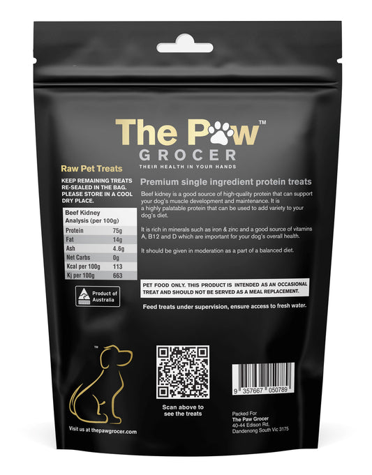 The Paw Grocer Black Label Freeze Dried Beef Kidney 72G