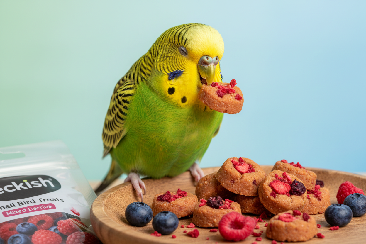 budgy with Peckish – Small Bird Treats – Mixed Berries