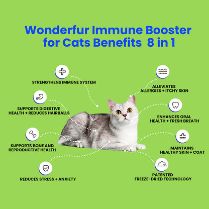 Wonderfur Cat Bites Immune Booster 50G