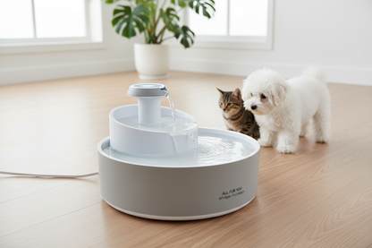 create a picture of All Fur You Whisper Fountain